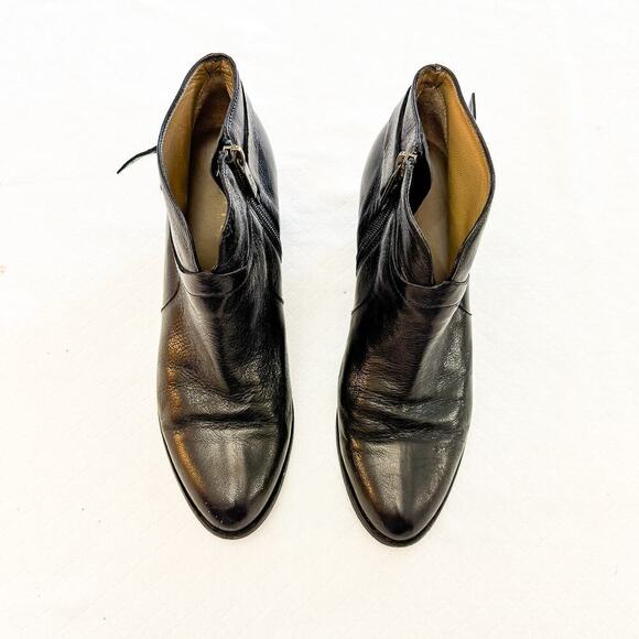 Anyi Lu 'Cynthia' Leather Ankle Boot Black Shoes Handmade Size 40.5 $495 EUC - Picture 1 of 6